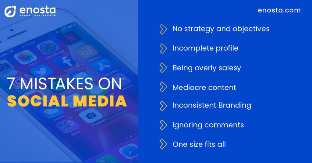social media mistakes