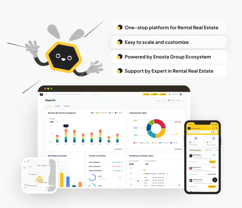 Smartos web and mobile product mockup
